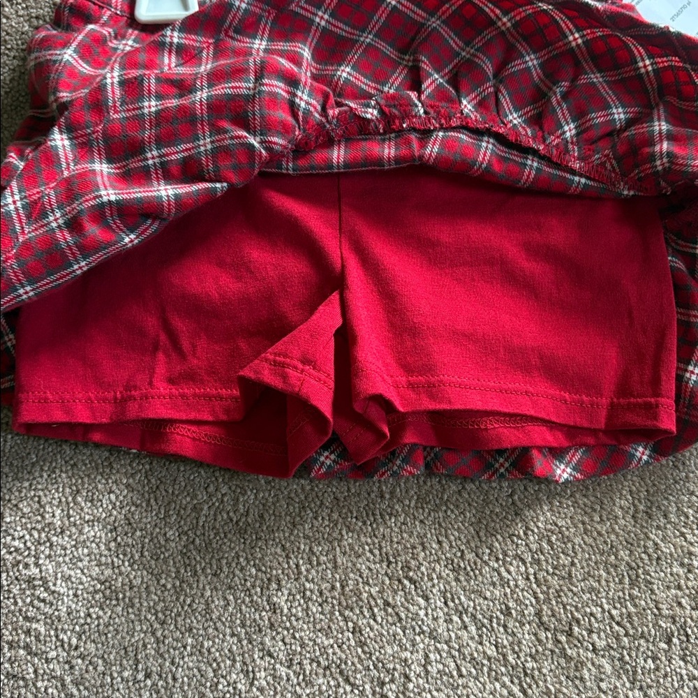 Carters holiday sweater skirt plaid set size 4T new - Picture 6 of 6